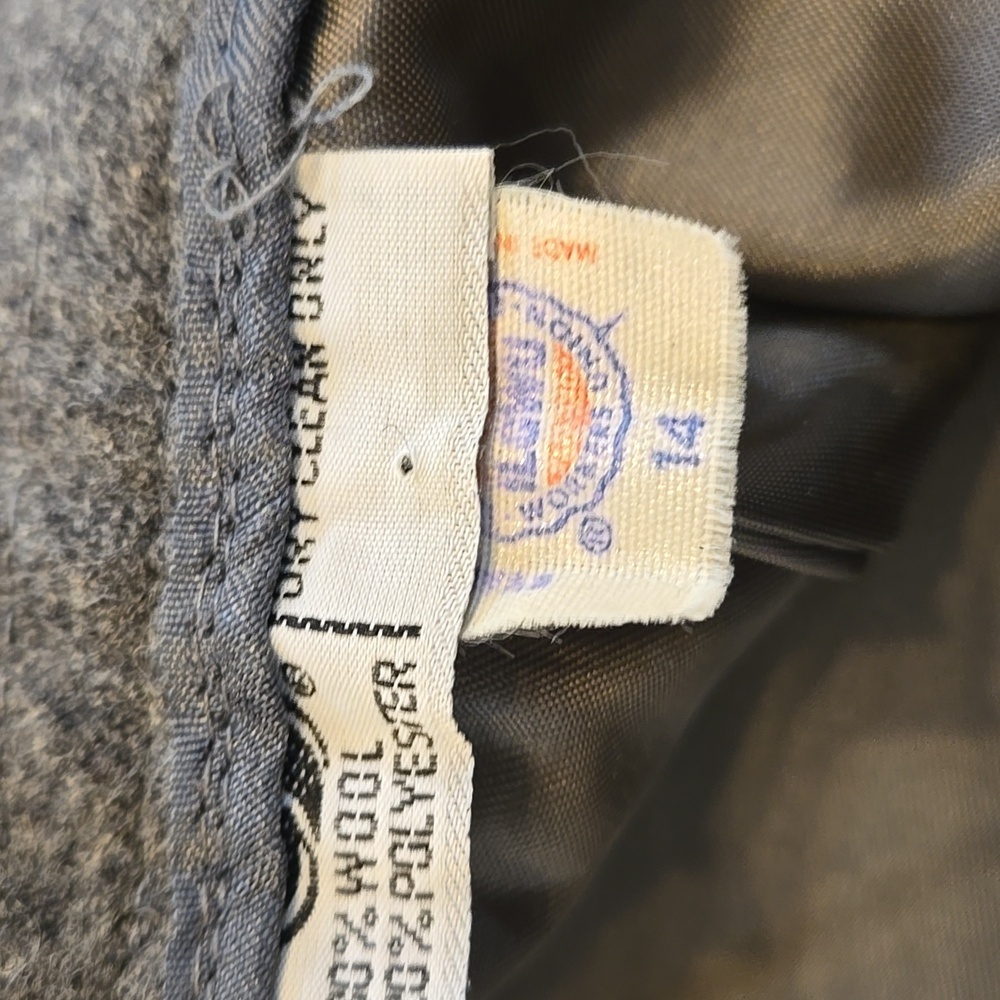 Evan Picone Vintage Gray Wool Blend Midi Skirt - Picture 6 of 6